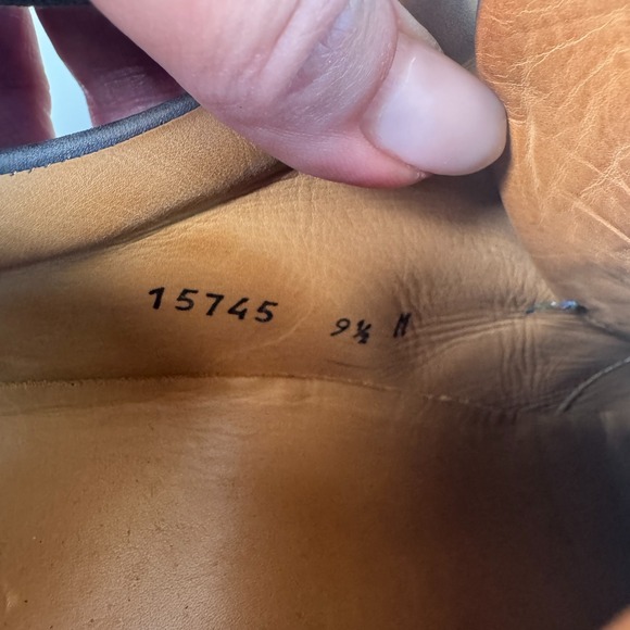 Magnanni Shoes Leather Sneakers Mens Size 9.5 Grey Casual Lace Up Portugal 15745 - Picture 11 of 14